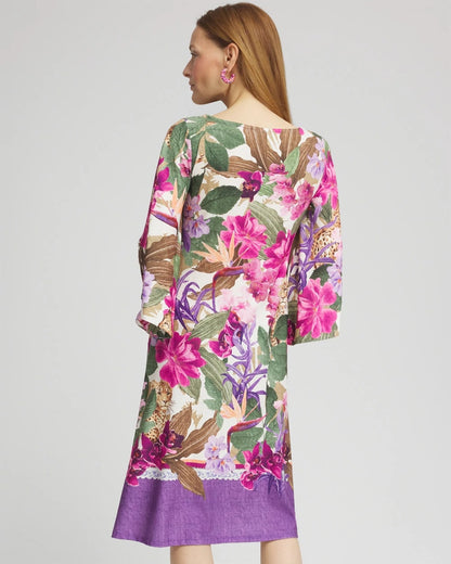 Island Angel-Sleeve Boat Neck Dress - Chico's