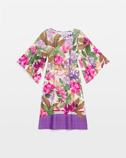 Island Angel-Sleeve Boat Neck Dress - Chico's