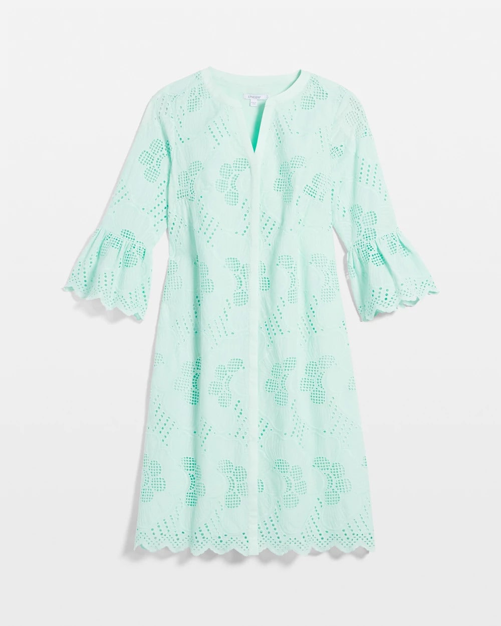 Eyelet Cotton Voile Dress - Chico's