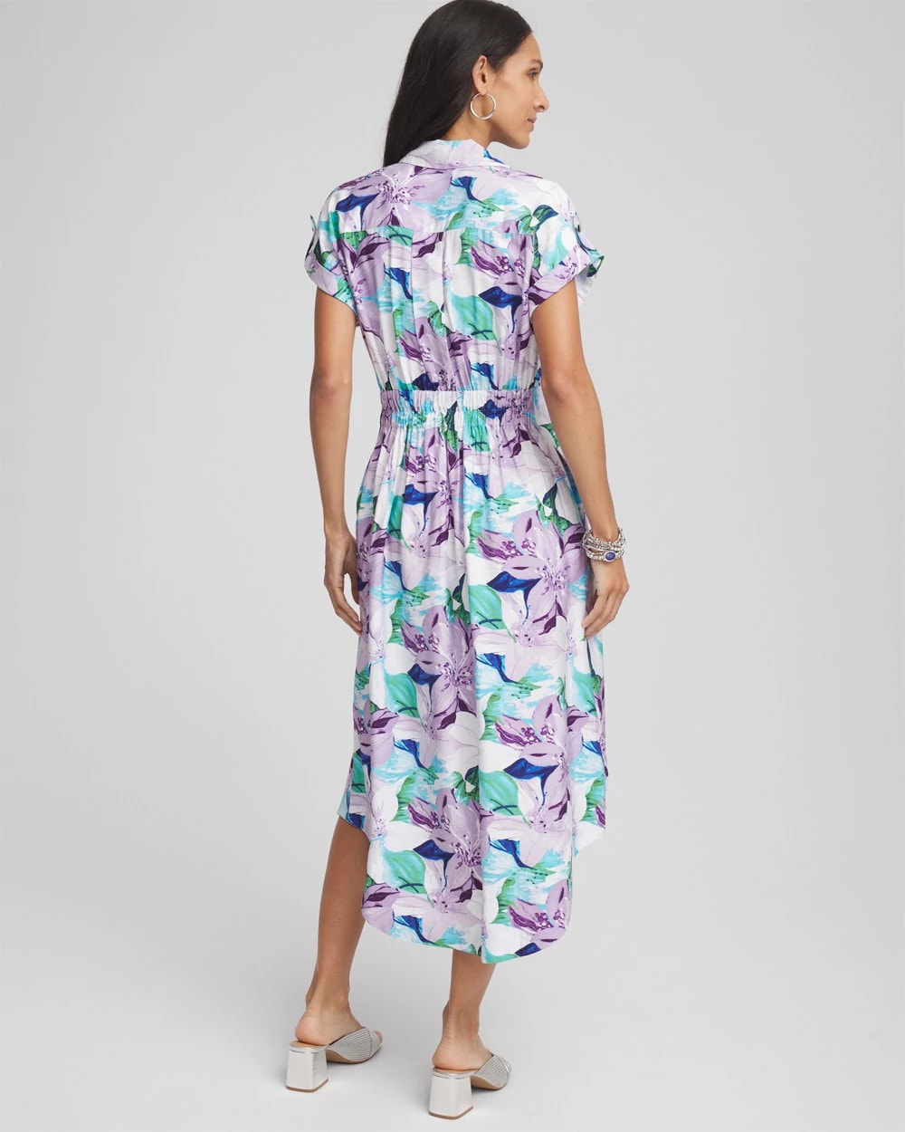 Hammered Rayon Midi Shirtdress - Chico's
