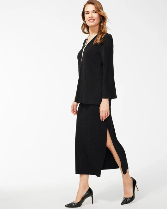 Travelers™ Side-Slit Maxi Skirt - Chico's