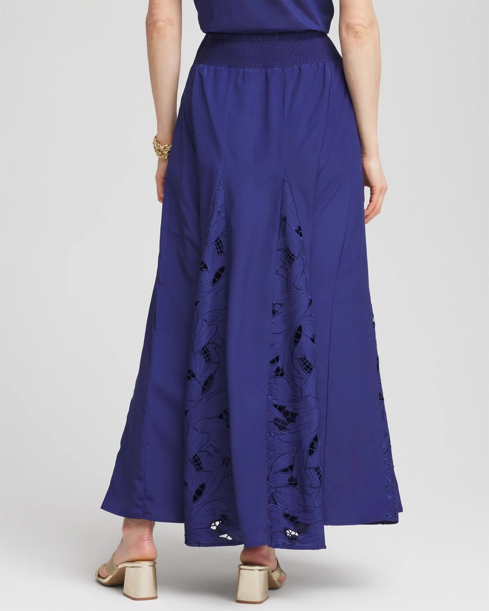 Godet Maxi Eyelet Skirt - Chico's