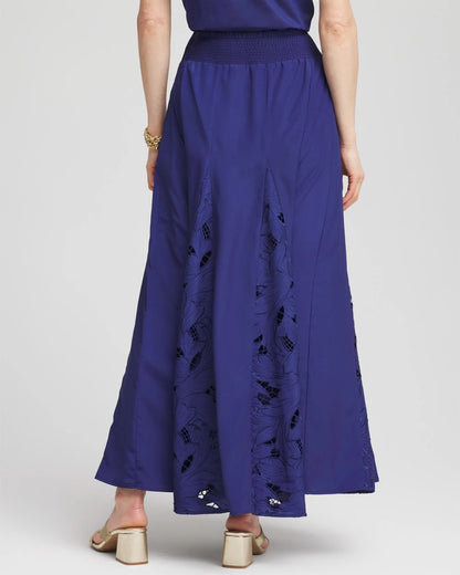Godet Maxi Eyelet Skirt - Chico's