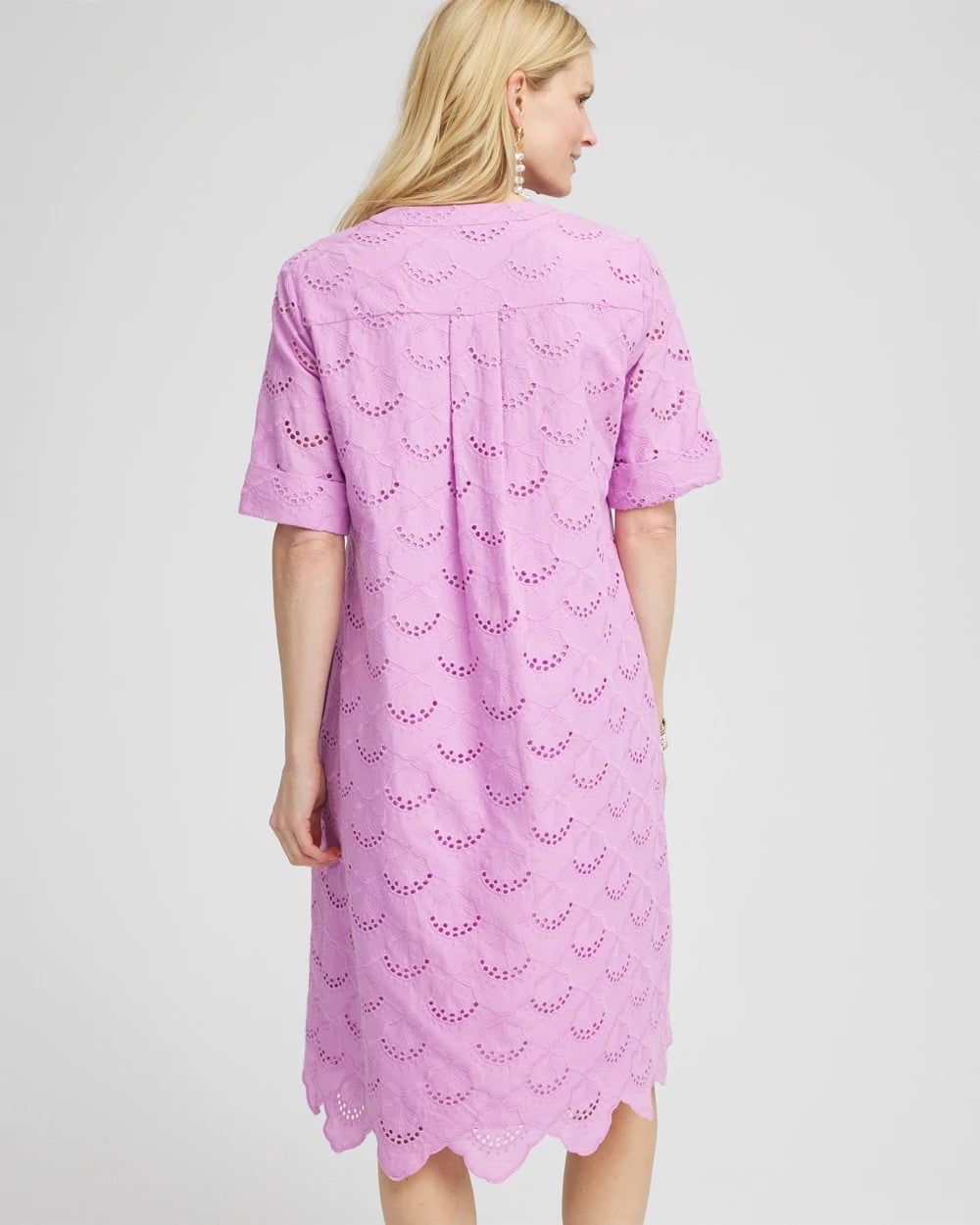Eyelet Popover Dress - Chico's