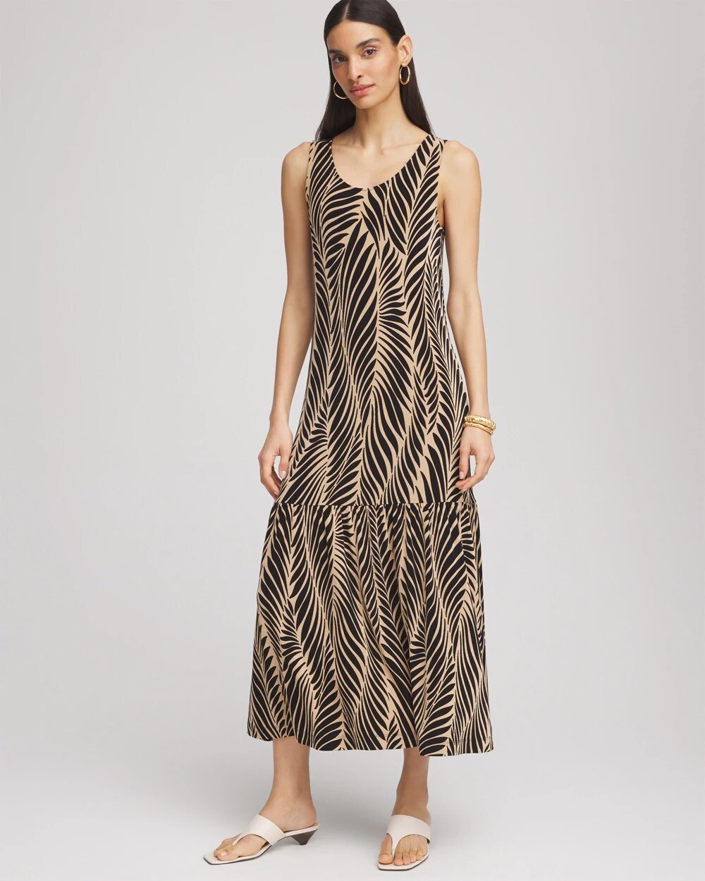 Travelers™ Palm-Frond-Motif Dress - Chico's