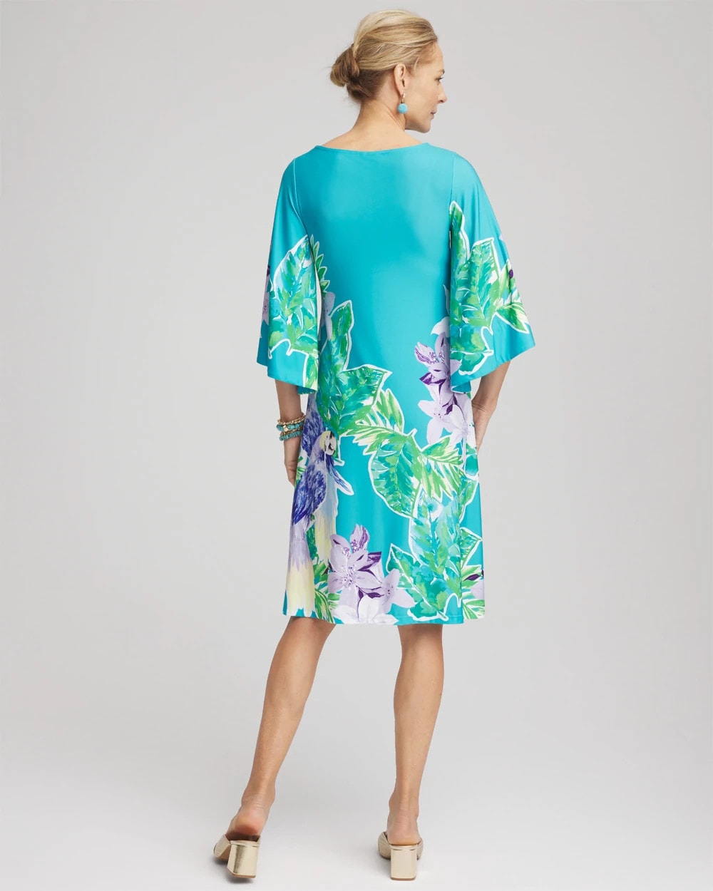 Angel-Sleeve Boat Neck Dress - Chico's