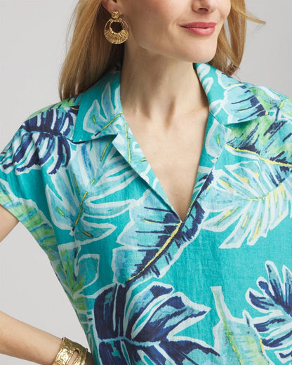 Tropical Linen Midi Dress - Chico's