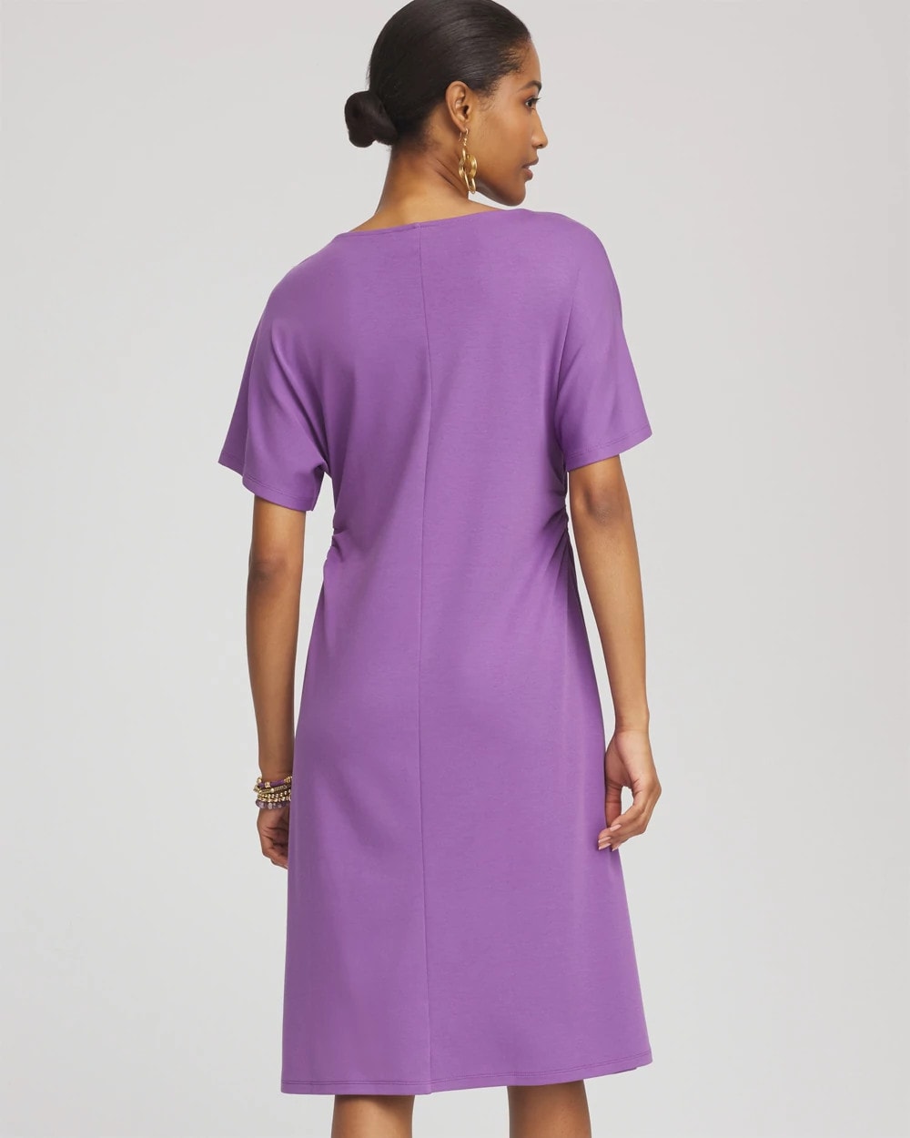 Fit and Flare Cinched Waist Dress - Chico's