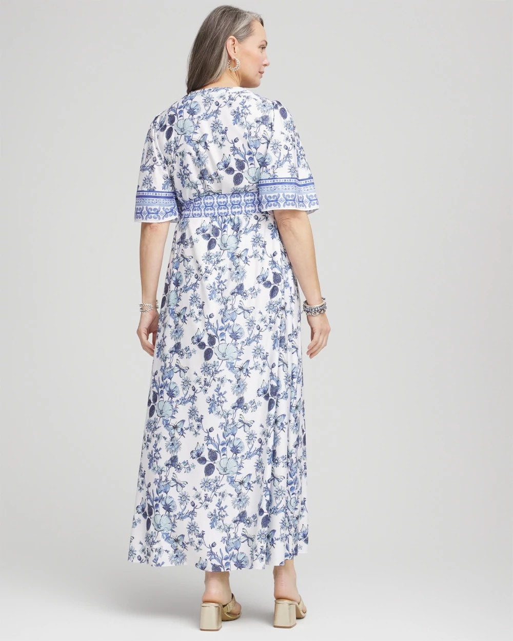 Surplice Matte Satin Maxi Dress - Chico's