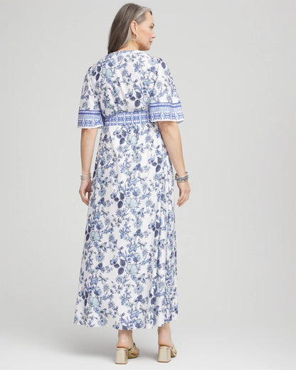 Surplice Matte Satin Maxi Dress - Chico's