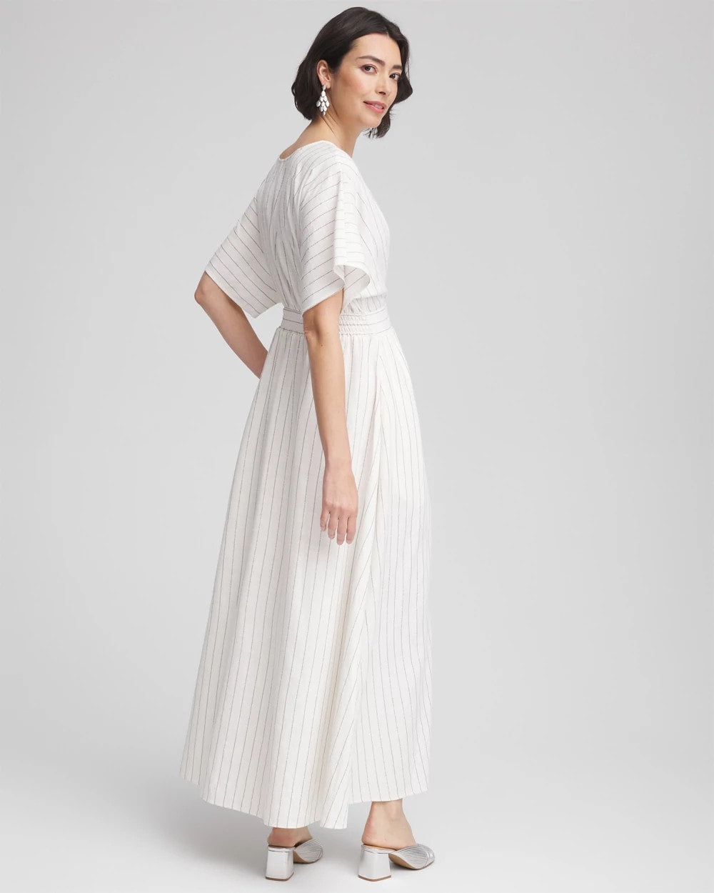 Metallic Striped Maxi Dress - Chico's