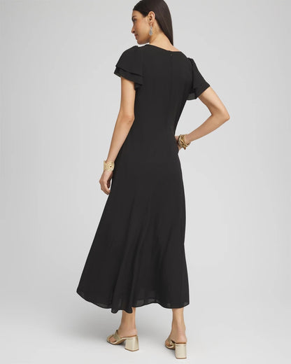 Crepe V-Neck Maxi Dress - Chico's