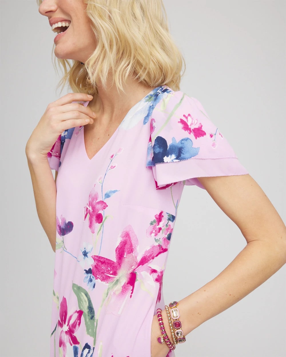 Crepe V-Neck Maxi Dress - Chico's