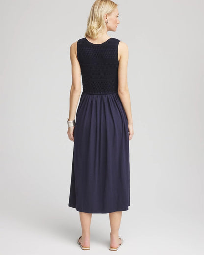 Crochet-Bodice Maxi Dress - Chico's