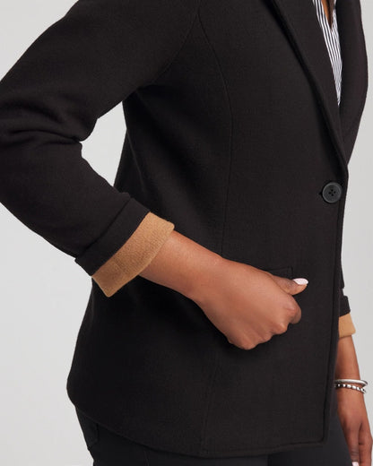 Single-Breasted Sweater Blazer - Chico's