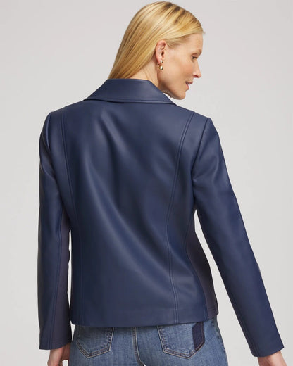 Faux Leather Moto Jacket - Chico's