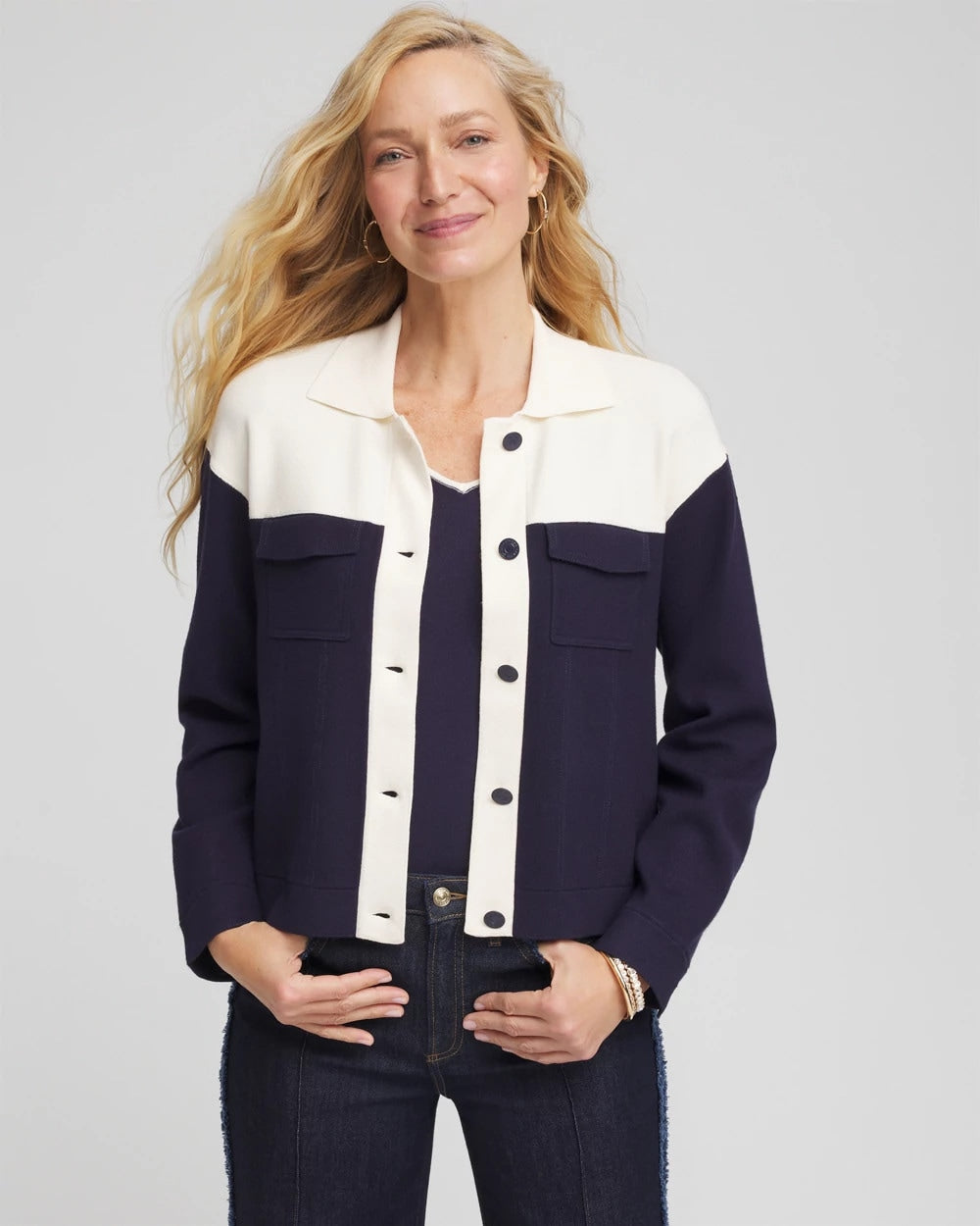 Colorblock Cardigan Jacket - Chico's
