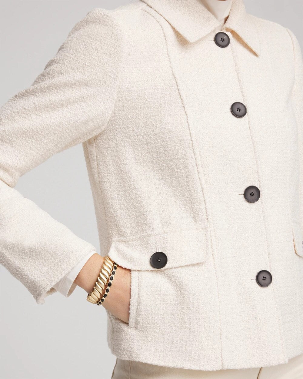 Bouclé Chore Jacket - Chico's