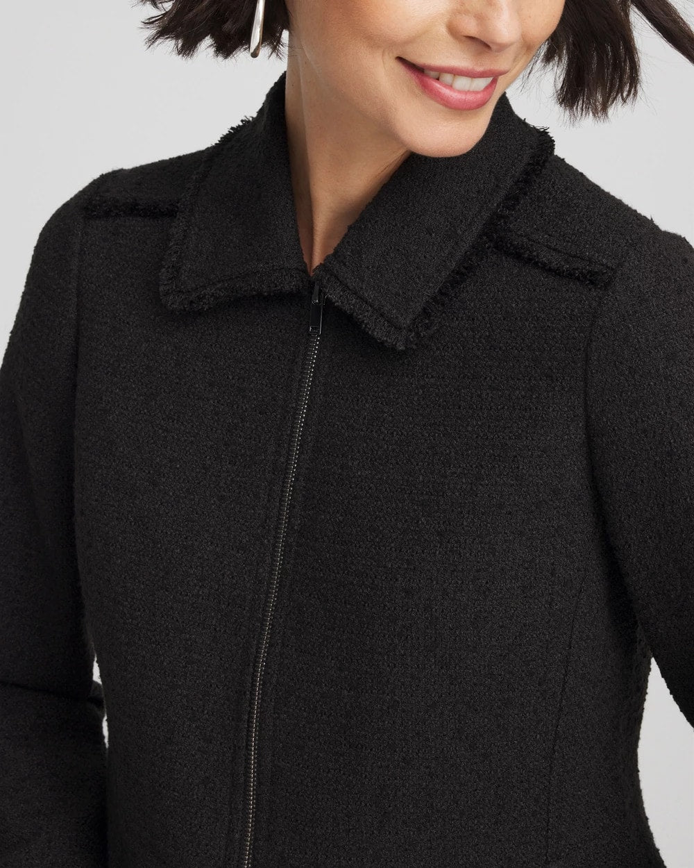 Bouclé Peplum Jacket - Chico's