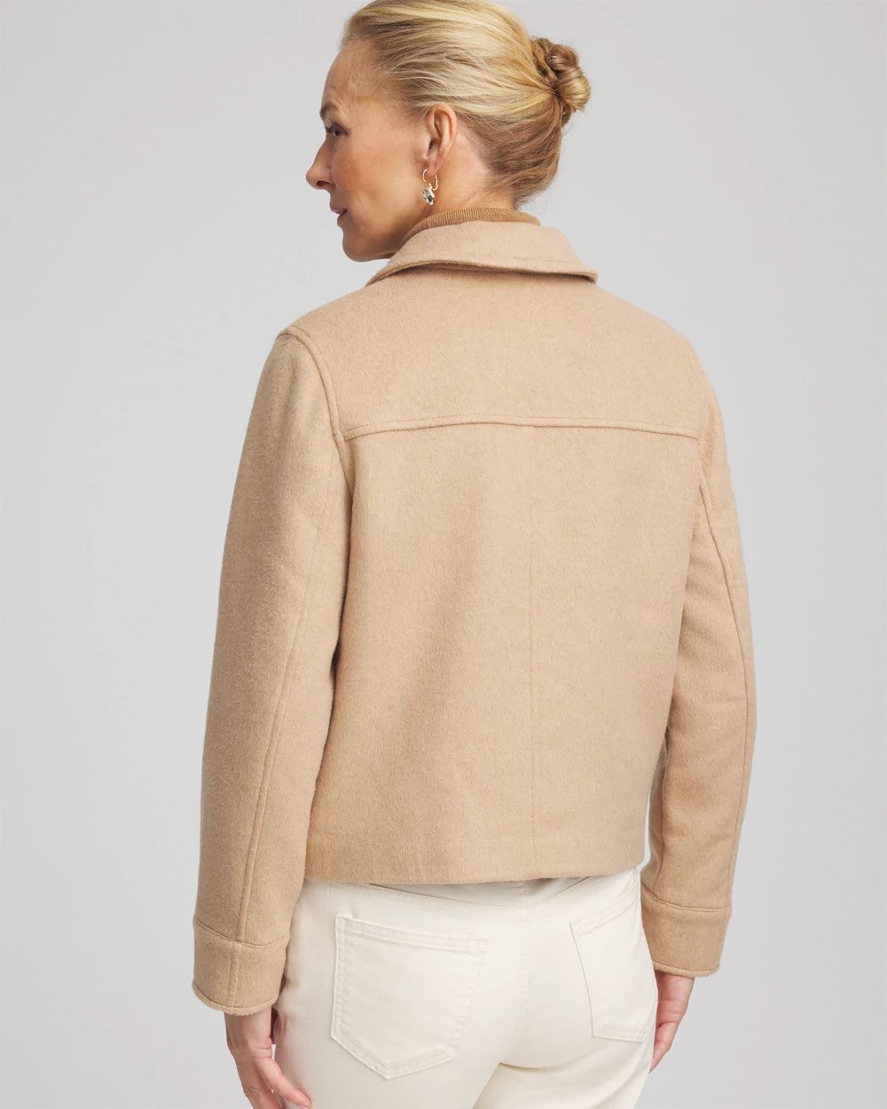 Embroidered Wool Chore Jacket - Chico's