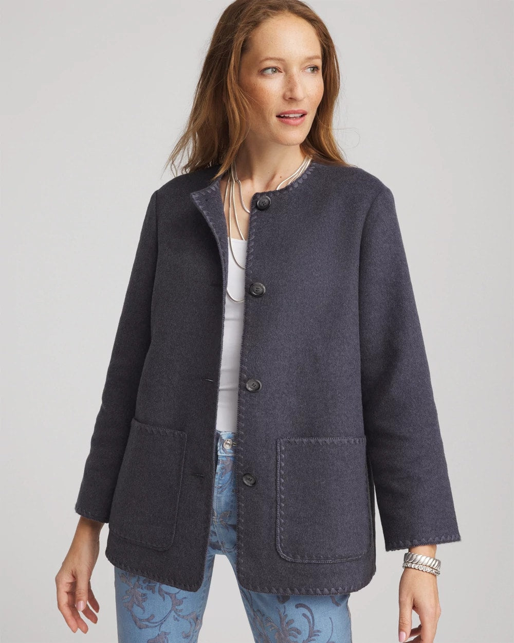 Wool Scarf Jacket - Chico's