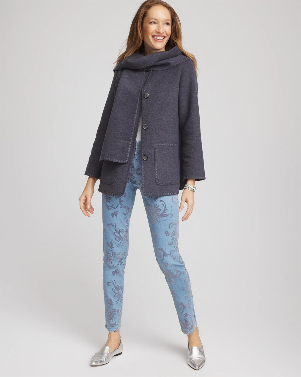 Wool Scarf Jacket - Chico's