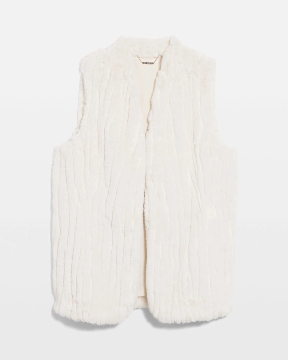 Elongated Faux Fur Vest - Chico's