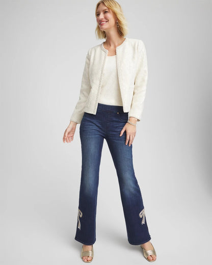 Pearl Trim Tweed Jacket - Chico's