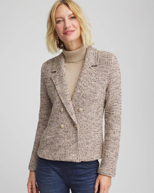 Double Breasted Tweed Blazer - Chico's