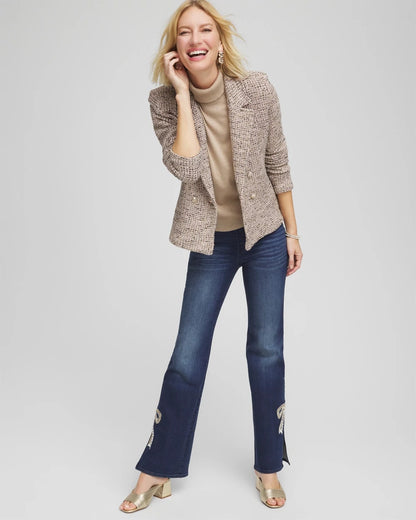 Double Breasted Tweed Blazer - Chico's