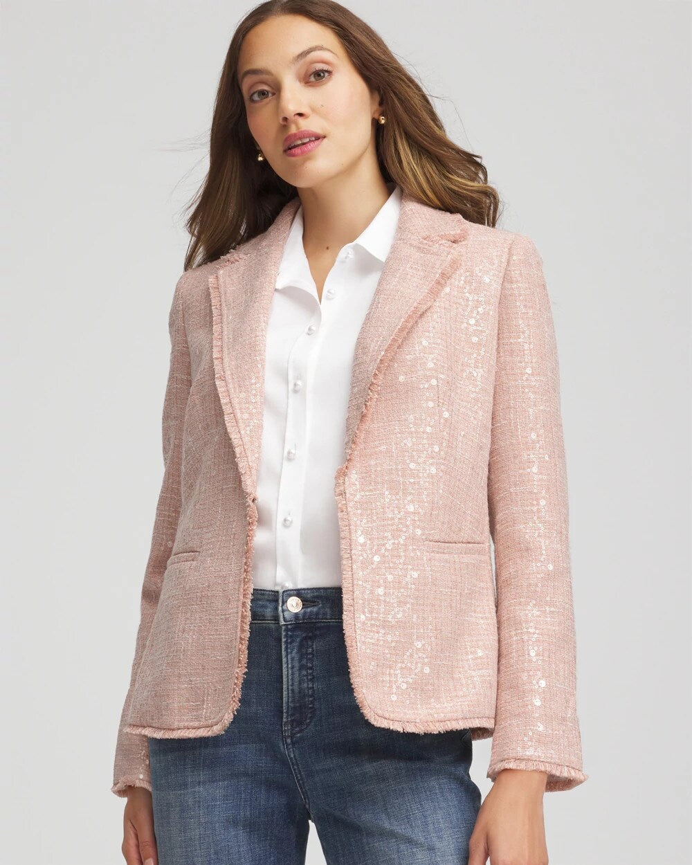 Party Tweed Sequins Blazer - Chico's