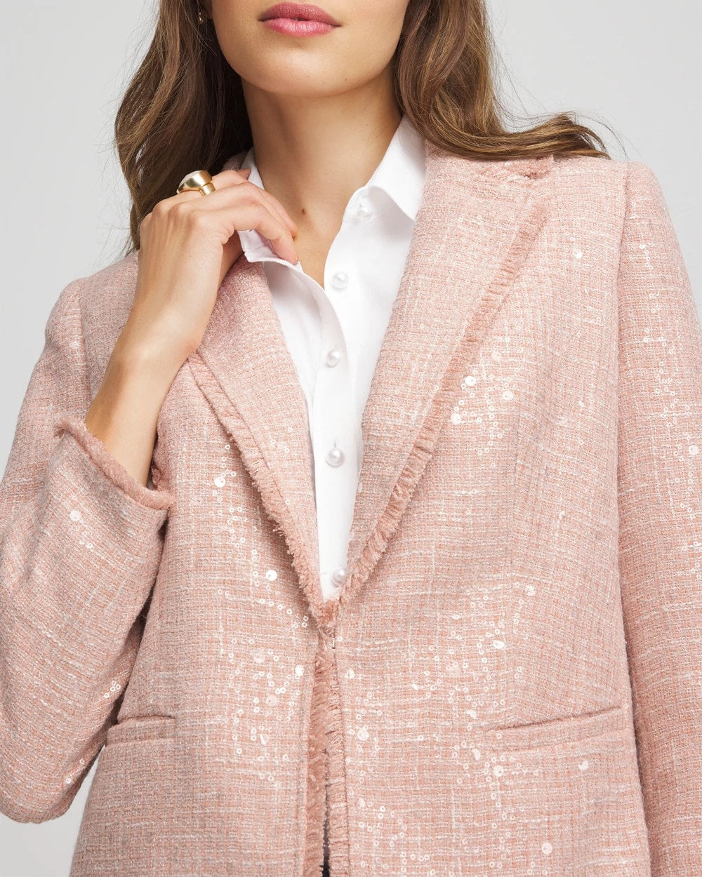 Party Tweed Sequins Blazer - Chico's