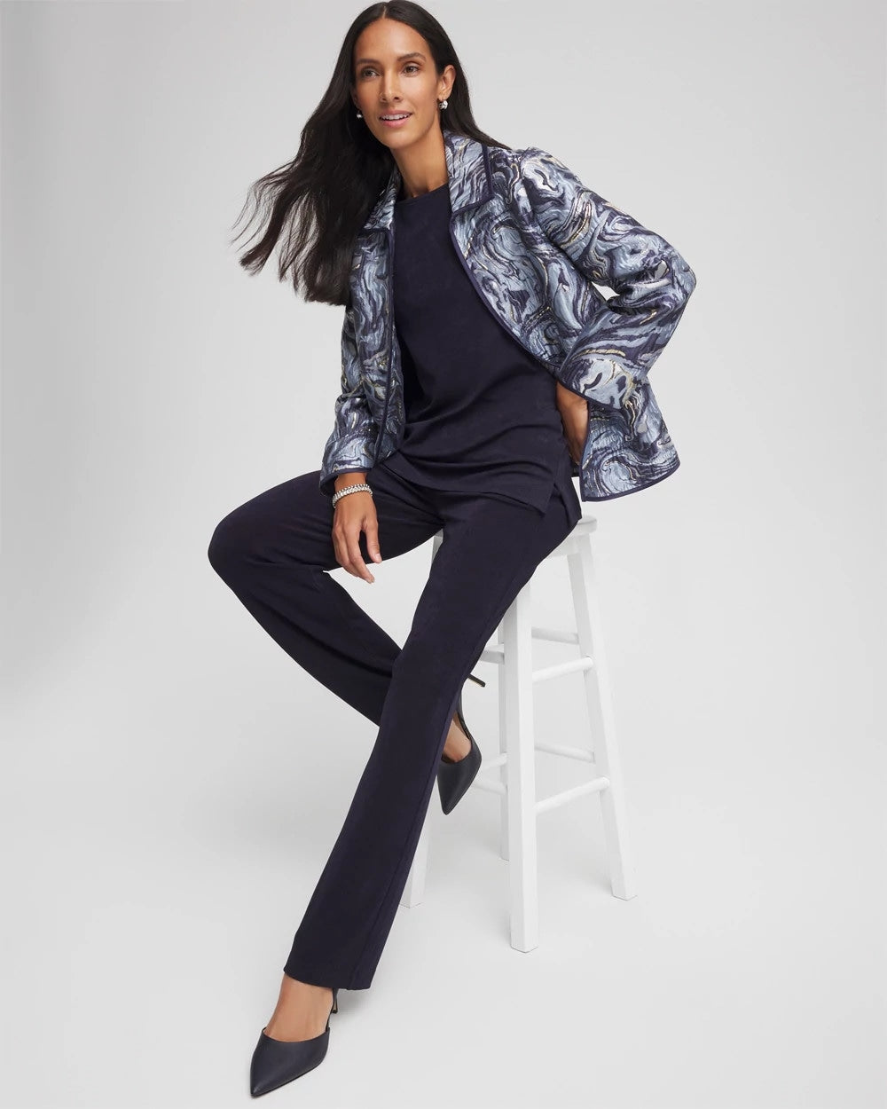 Travelers™ Jacquard Swirl Jacket - Chico's
