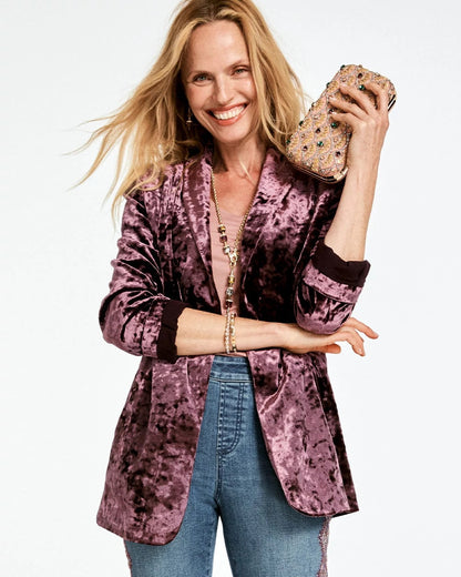 Crushed Velvet Blazer - Chico's