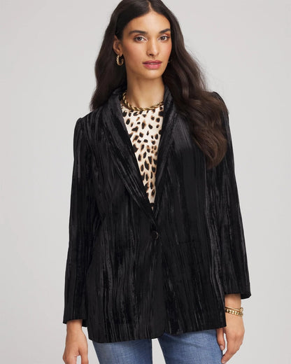 Velvet Shawl Collar Blazer - Chico's