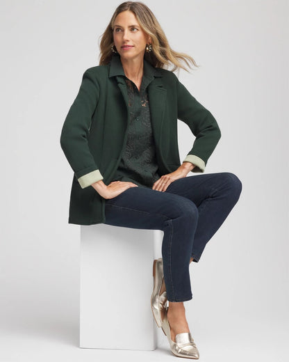 Single-Breasted Sweater Blazer - Chico's