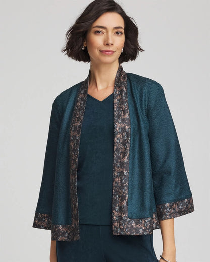 Travelers™ Collection Crystal Crushed Reversible Jacket - Chico's