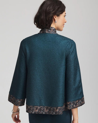 Travelers™ Collection Crystal Crushed Reversible Jacket - Chico's