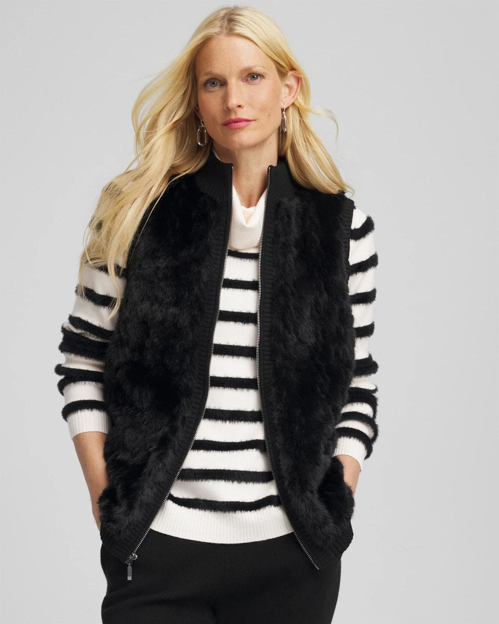 Zenergy® Luxe Faux Fur Vest - Chico's