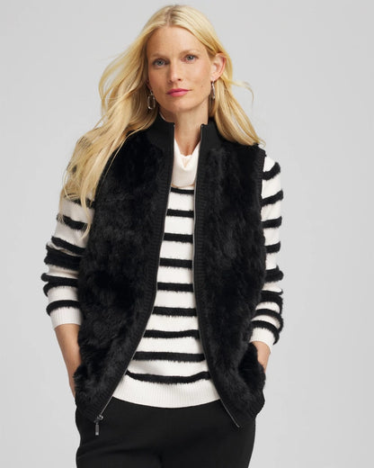 Zenergy® Luxe Faux Fur Vest - Chico's