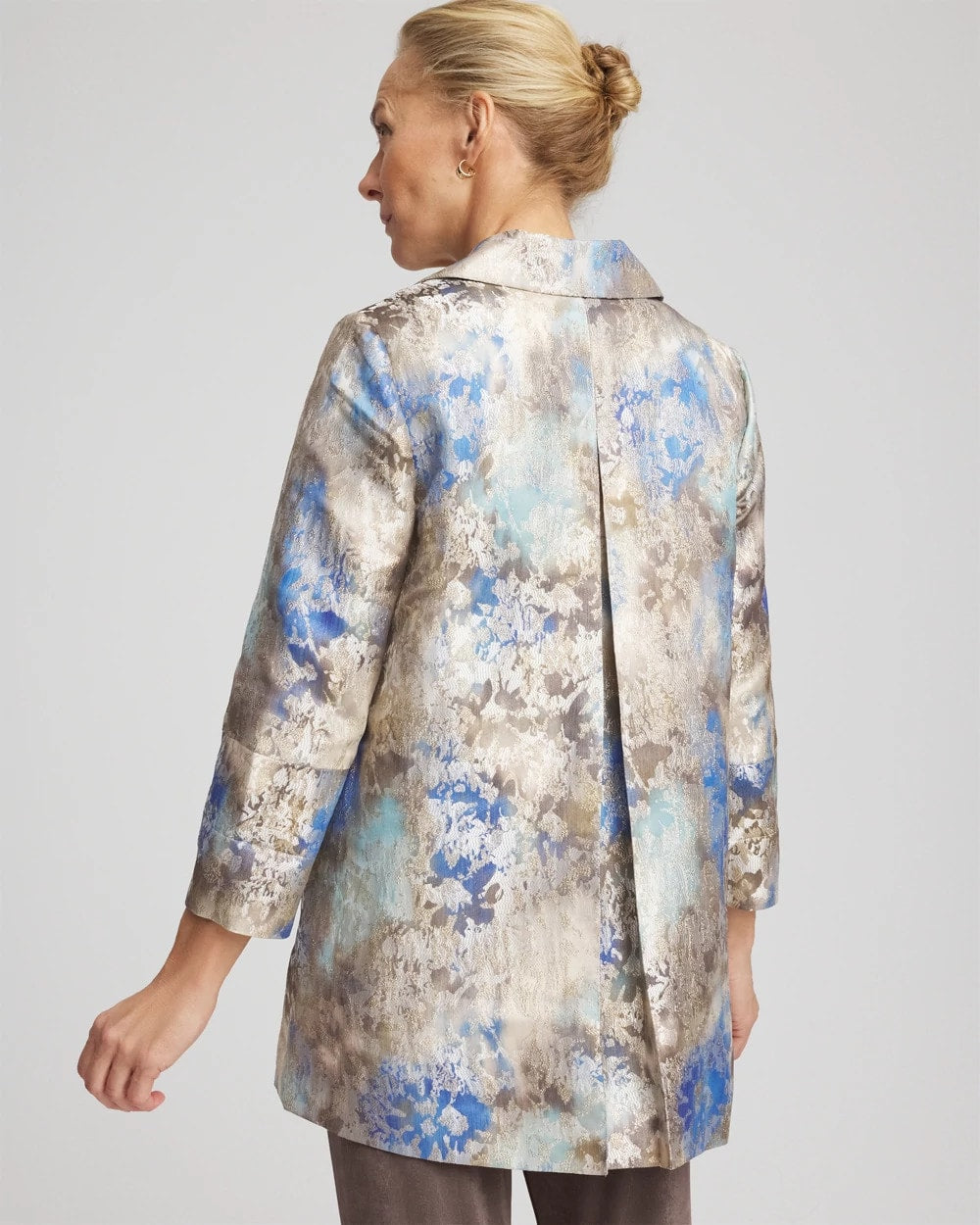Travelers™ Collection Watercolor Jacquard Jacket - Chico's