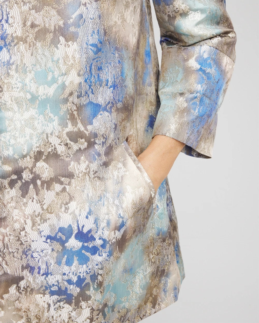 Travelers™ Collection Watercolor Jacquard Jacket - Chico's