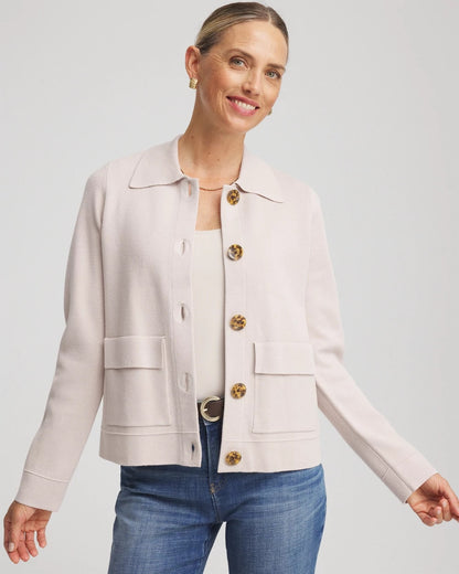 Button-Front Cardigan Jacket - Chico's