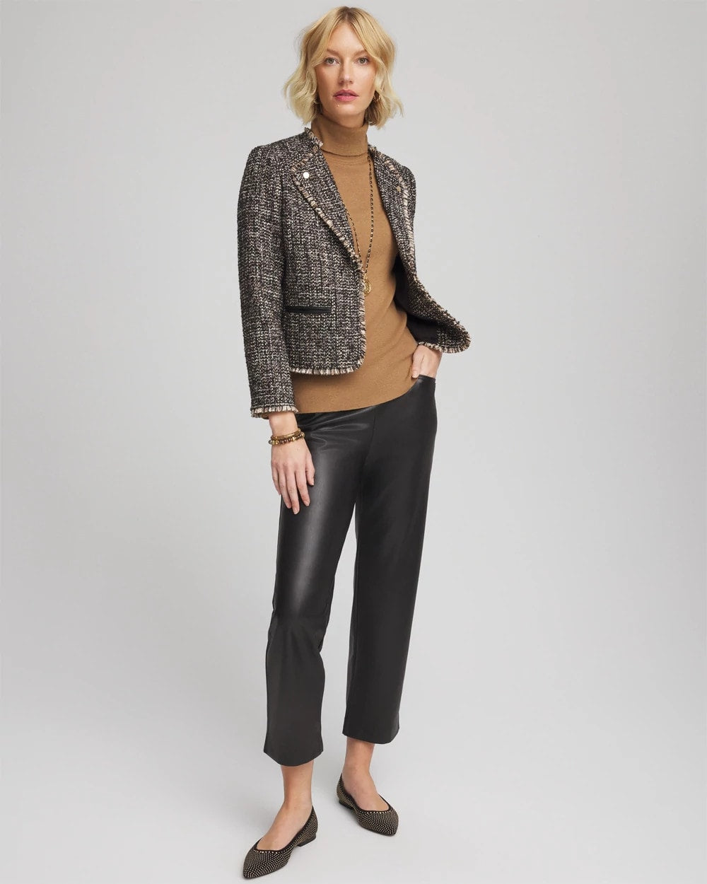 Tweed Mix Moto Jacket - Chico's
