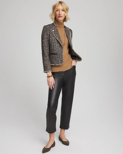Tweed Mix Moto Jacket - Chico's