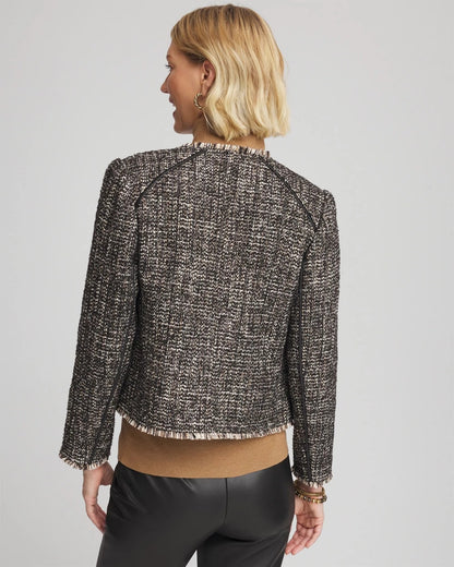 Tweed Mix Moto Jacket - Chico's