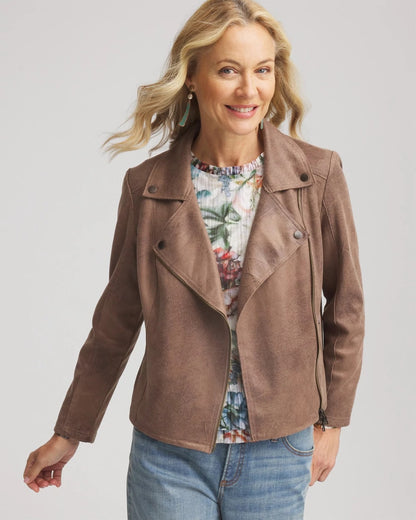 Suede Moto Jacket - Chico's