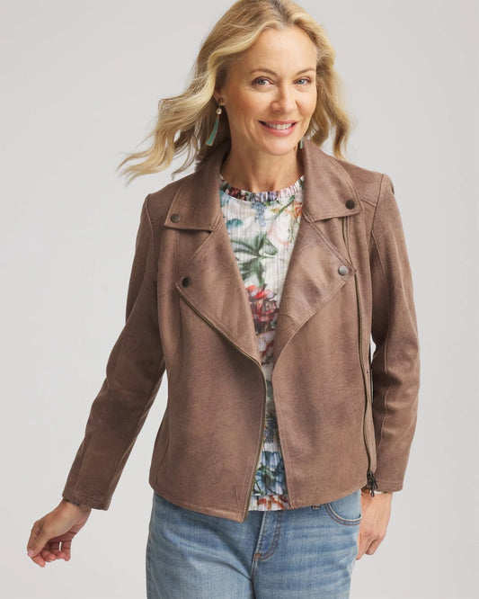 Suede Moto Jacket - Chico's