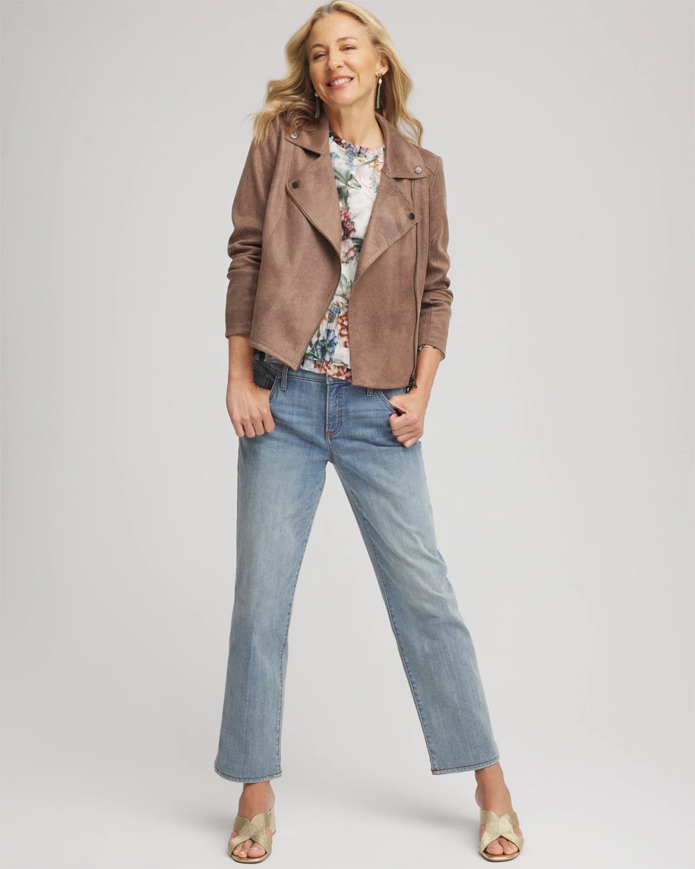 Suede Moto Jacket - Chico's
