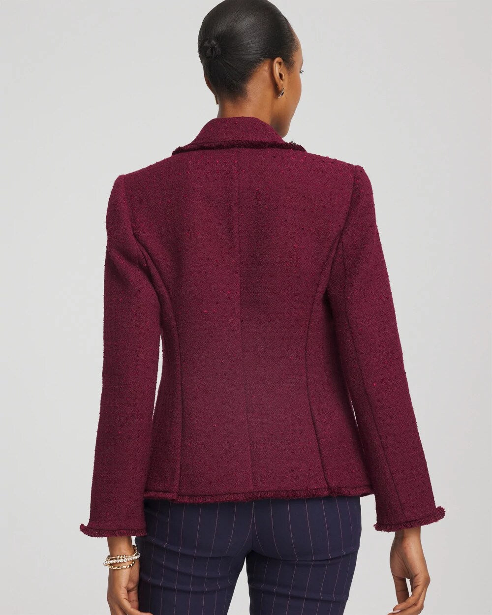 Tweed Fringe Blazer - Chico's